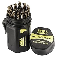 Drill America - D/A29J-CO-PC 29 Piece M42 Cobalt Drill Bit Set in Round Case (1/16