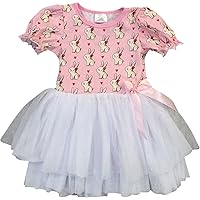 BNY Corner Little Toddler Girl Kids Bunny Tulle Summer Flower Girl Dress 2T-8