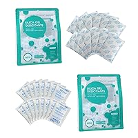 Silica Gel Desiccant Packets Set, 2g Desiccant Packs for Moisture Control, Food Grade Silica Gel Packets Moisture Absorbers for Storage