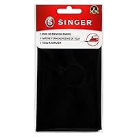 SINGER Iron-On Mending Fabric – Black – 7in x 16in