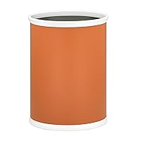 Kraftware Fun Colors Oval Wastebasket, 14”, Spicy Orange