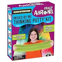 Crazy Aaron's DIY Special Effects Putty Kit for Kids - 6 Putties Included - Glow-in-The-Dark, Sparkle, Heat-Sensitive - Includes Colored Pencils and Instructional Mat - Non-Toxic, Never Dries Out