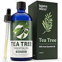 100% Pure Australian Tea Tree Essential Oil (150ml) - XXL Bottle w/Drops for Skin, Face, Hair, Scalp, Nails - Fragrance Oil for Aromatherapy, Diffusers, Candle Making, Yoga, Massages, Home Care