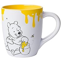 Disney Winnie the Pooh Sweet As Can Bee Ceramic Mug, 25 Ounces, 1 Count (Pack of 1)