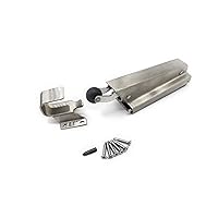 Component Hardware W94 Satin Stainless Steel Concealed Mount Hydraulic Door Closer with Hook and Hardware KIT