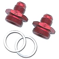 Edelbrock - RUS-640220 / Russell 640220 -6 AN Red Carburetor Adapter Fitting