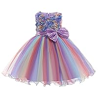 Toddler Girl Dresses,2-9 Years Girls Floral Princess Bridesmaid Pageant Gown Birthday Party Wedding Dress Girl Clothes