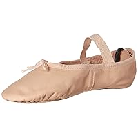 Leo Women's Ballet Russe Leather Full Sole Ballet Dance Shoe/Slipper