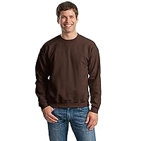 Gildan Activewear 50/50 Crewneck Sweatshirt, 3XL, Dark Chocolate