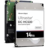 HGST WD Ultrastar DC HC530 14TB SATA 6Gb/s 3.5-Inch Data Center HDD - WUH721414ALE604 0F31152 (Renewed)