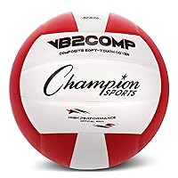 Champion Sports VB Official Composite Synthetic Leather Game Volleyball - Multiple Colors