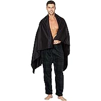 Intimo Men's Polar Fleece Pant with Free Blanket