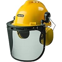 Oregon Chainsaw Safety Protective Helmet with Visor Combo Set