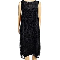 Alfani Womens Velvet A-Line Dress