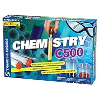 Thames & Kosmos Chemistry Chem C500 Science Kit with 28 Guided Experiments 48 Page Science Guide Parents’ Choice Silver Award Winner, 13.1