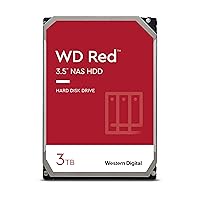 Western Digital 3TB WD Red NAS Internal Hard Drive HDD - 5400 RPM, SATA 6 Gb/s, SMR, 256MB Cache, 3.5