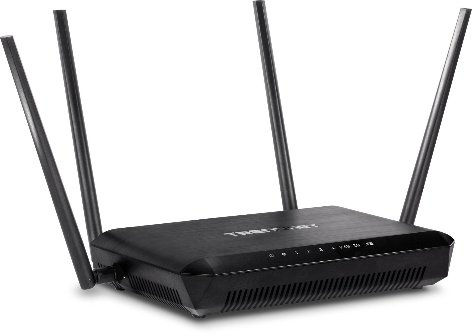 TRENDnet AC2600 MU-MIMO Wireless Gigabit Router, Increase WiFi Performance, WiFi Guest Network, Gaming-Internet-Home Router, Beamforming, 4K streaming, Quad Stream, Dual Band Router, Black, TEW-827DRU