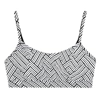 Women's Pull Over Cotton Lounge All Day Comfort Wire Free Adjustable Straps Bralette Bra