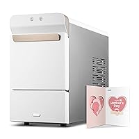Gevi Household Countertop Nugget Ice Maker GIMN-1000BWH & Greeting Card for Mother's Day