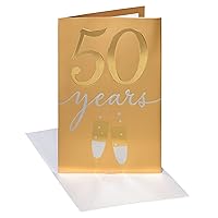 American Greetings 50th Anniversary Card for Couple (Beautiful and Lasting)