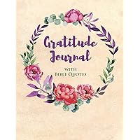 Large Print Gratitude Journal with Bible Quotes: Daily Scripture Gift for Christian Seniors, Women and Men