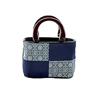Sarasa tb-2 Ryuson Art Woven Fabric, High Class Kimono Bag, Wooden Handbag, Handbag,