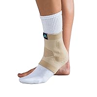 DonJoy DA161AV02-TAN-L Deluxe Elastic Ankle for Sprain, Strain, Swelling, Tan, Large fits 9.5
