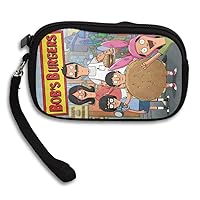 Bobs Burger Cartoon Cellphone Bag/Wristlet Handbag/Clutch Purse/Wallet Handbag with Wrist Band for Adults and Kids