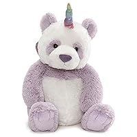 GUND Glitz Pandacorn Plush Stuffed Unicorn Panda Bear Unicorn Stuffed Animal, Plush Toy for Ages 1 and Up, Purple, 9