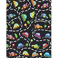 Sketchbook: Blank Notebook for Drawing, Writing, Painting or Doodling for Kids (Toy Cars Pattern) Sketchbook: Blank Notebook for Drawing, Writing, Painting or Doodling for Kids (Toy Cars Pattern) Paperback