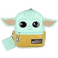 AI ACCESSORY INNOVATIONS Star Wars The Mandalorian Grogu Baby Yoda Mini Backpack 10.5