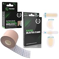 Moleskin + Blister Bandages Bundle to Help You Go The Distance
