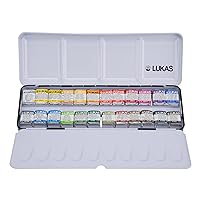 Nicpro 128 Colors Watercolor Paint Set include Metallic Macaron &  Fluorescent, 8 Squirrel Painting Brushes, 25 Water Color Paper, Palette,  Art