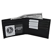 RFID Blocking Mens Compact Wallet from Leatherboss