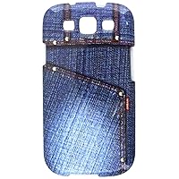 MyBat Phone Protector Cover with Studs for Samsung Galaxy S III - Retail Packaging - Blue Jeans