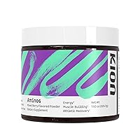 Kion Essential Amino Acids Powder - Amino Acids Supplement for Muscle Recovery, Essential Amino Energy Without Caffeine, EAAs Amino Acids Powder, BCAAs Amino Acids - 30 Servings, Mixed Berry