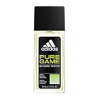 Pure Game Body Fragrance for Men, 2.5 fl oz