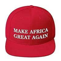 Make Africa Great Again Snapback Hat (Flat Bill Cap)