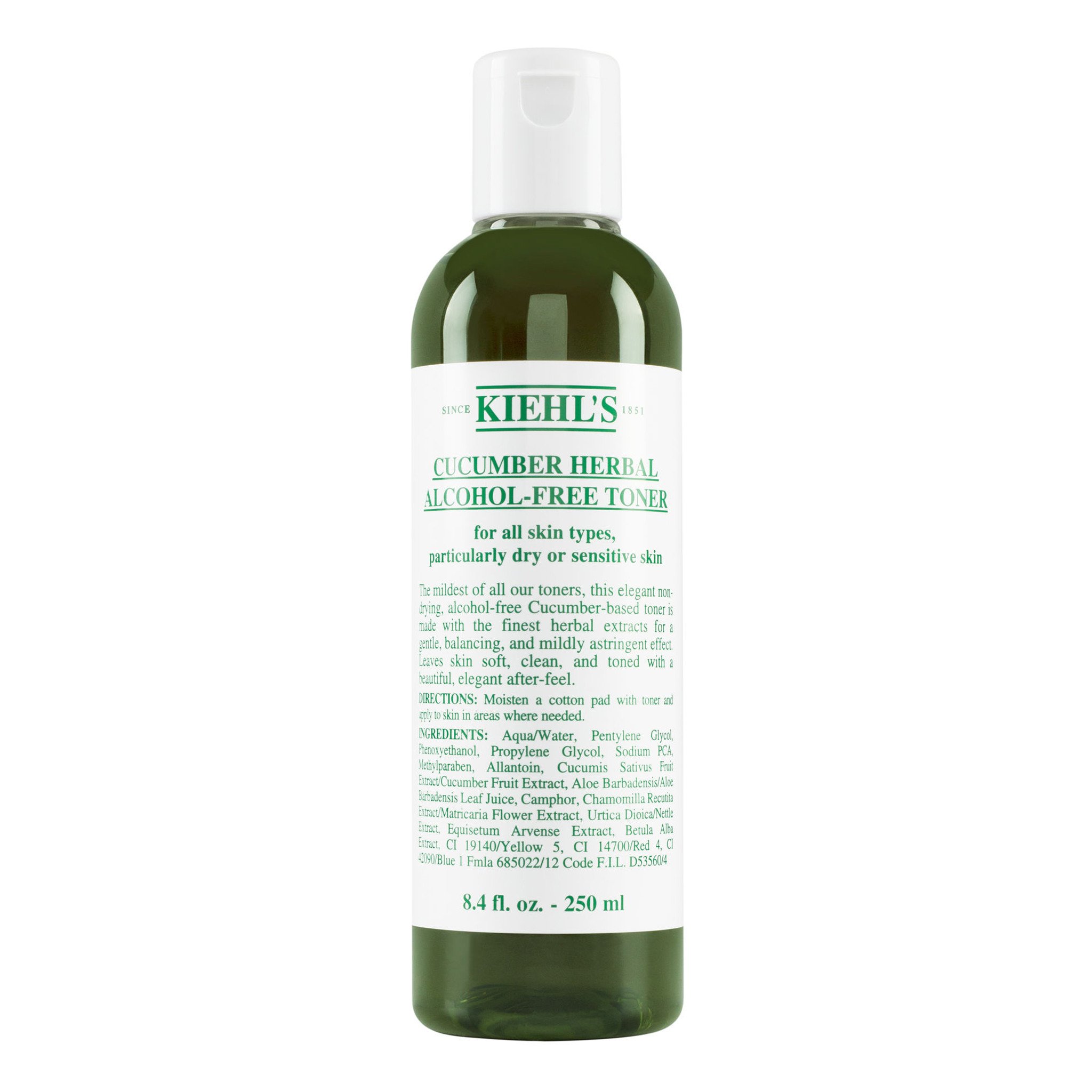Cucumber Herbal Alcohol-Free Toner (Dry or Sensitive Skin) 250ml/8.4oz