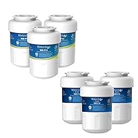 Waterdrop MWF Water Filter for GE® Refrigerators, Replacement for GE® MWF, 6 PACK