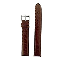 Techswiss Extra Long XXXL Watch Band Genuine Leather Calfskin Brown