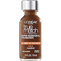Makeup True Match Super-Blendable Liquid Foundation, Chocolate N11, 1 Fl Oz,1 Count
