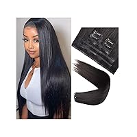 Remy Clip In Hair Extensions Straight Small Seamless Clip Ins 12