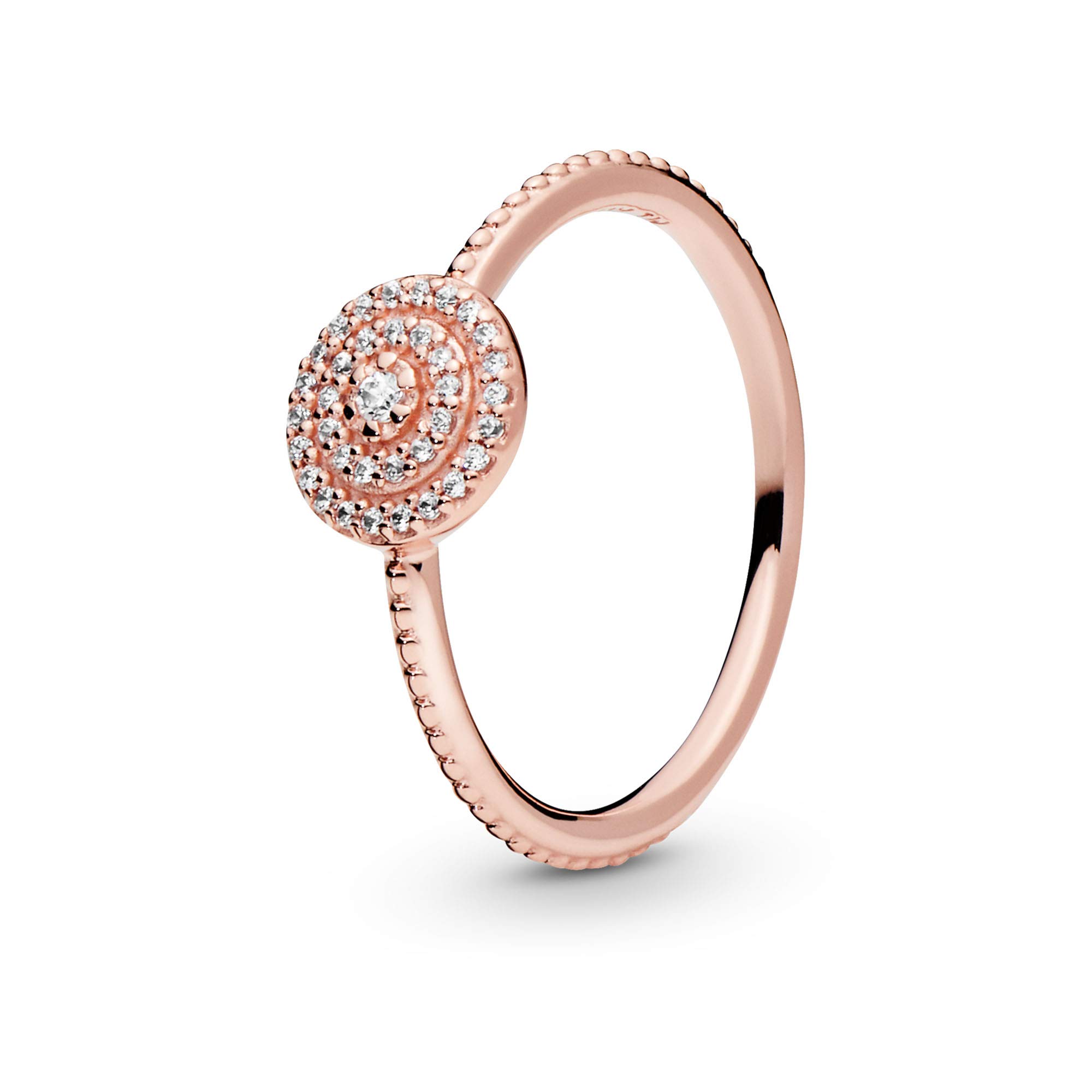 PANDORA Jewelry Elegant Sparkle Cubic Zirconia Ring in Rose