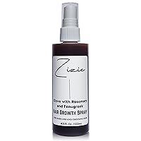 Clove with Rosemary and Fenugreek Hair Growth Spray - For Thickening Damaged Falling Thin Hair, For Men, Women - with Aloe Vera, Oregano, Hibiscus. Balanced Hair Growth Enhancer For Dry Weak Hair