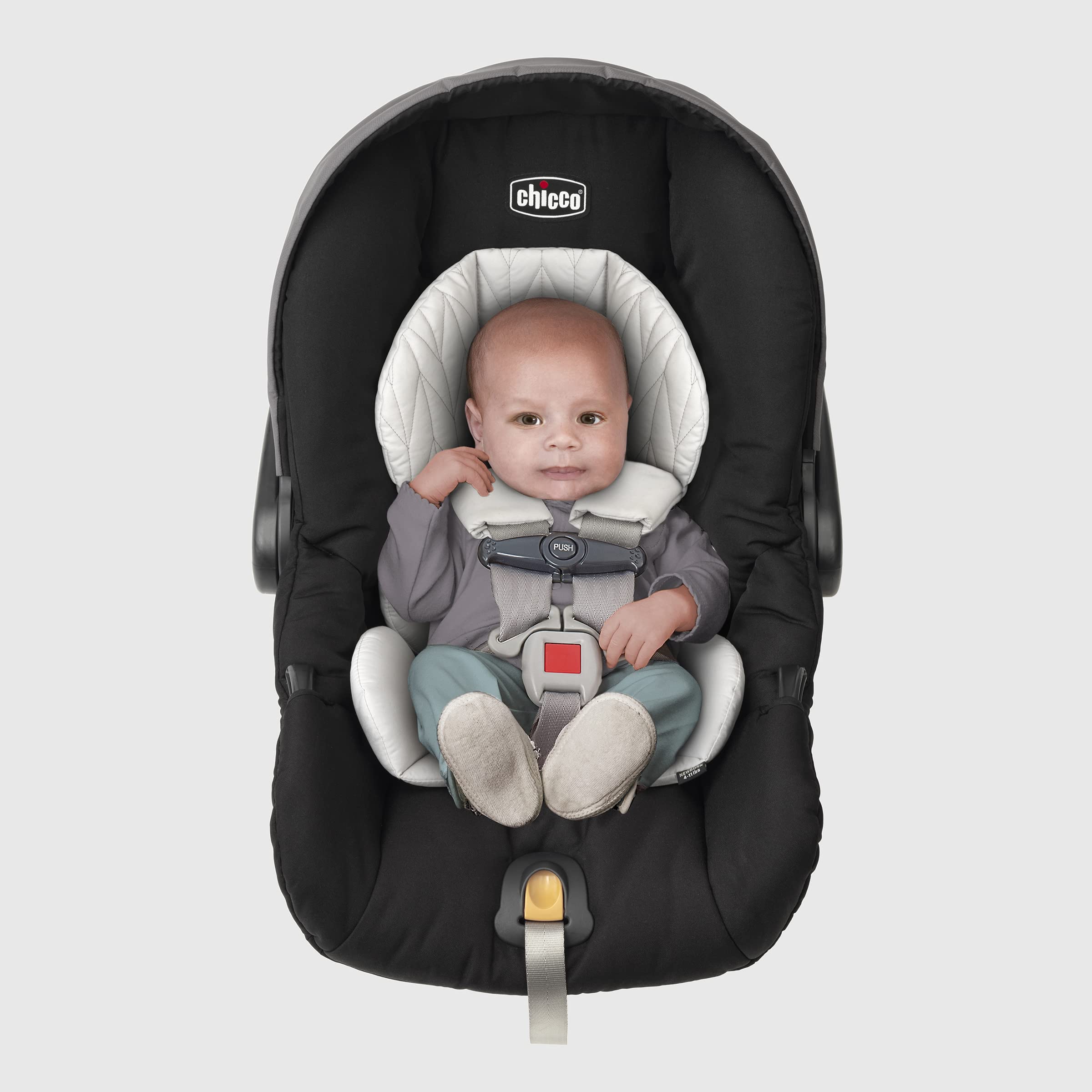 Chicco KeyFit 30 Infant Car Seat and Base | Rear-Facing Seat for Infants 4-30 lbs.| Infant Head and Body Support | Compatible with Chicco Strollers | Baby Travel Gear