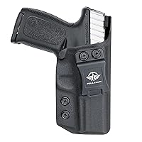 S&W SD9VE SD40VE Holster IWB Kydex Holster Custom Fit: Smith & Wesson SD9 VE / SD40 VE Pistol - Inside Waistband Concealed Carry - Adj. Cant Retention - Cover Mag-Button - No Wear, No Jitter