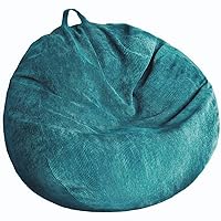 Kisoy 3 Ft Bean Bag Chair Cover (No Filler) Stuffed Animal Storage Bean Bag Cover Pets Dogs/Cats Lazy Beds. Washable Ultra Soft Corduroy Stuffed for Organizing Plush Toys or Textile, Sack Bean Bag
