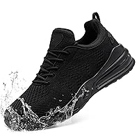 LARNMERN Mens Non Slip Work Shoes Slip On Water Resistant Walking Sneakers Zapatos Trabajo Waterproof Food Service Chef Kitchen