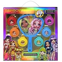 Rainbow High Hair Chalk for Girls, Washable Temporary Hair Color for Kids, 7-Piece Easy to Use Temporary Hair Chalk Colors for Hours of Creative Fun, Fabulous Toy for Girls